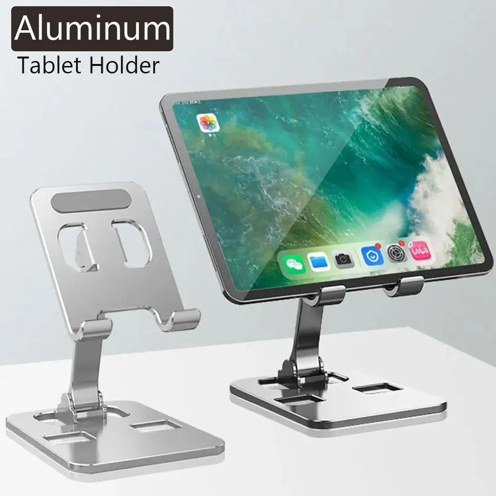 Tablet Stand Adjustable Aluminum Alloy Laptop Tablet up to 17 "Laptop Portable Folding Stand Cooling Stand Support