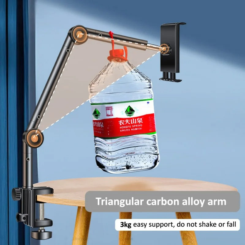 100cm Tablet Mount Holder For Bed Desk Phone Holder Flexible Long Arm Clamp Tablet Stand For iPad Samsung Xiaomi 4.7-11 inch