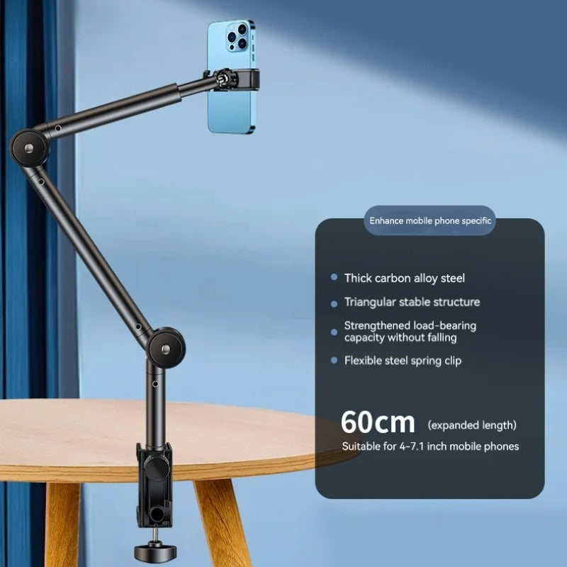 100cm Tablet Mount Holder For Bed Desk Phone Holder Flexible Long Arm Clamp Tablet Stand For iPad Samsung Xiaomi 4.7-11 inch